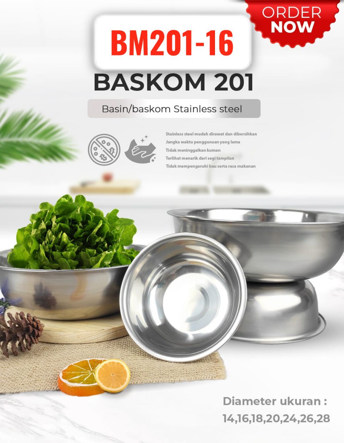BASKOM 201 16CM