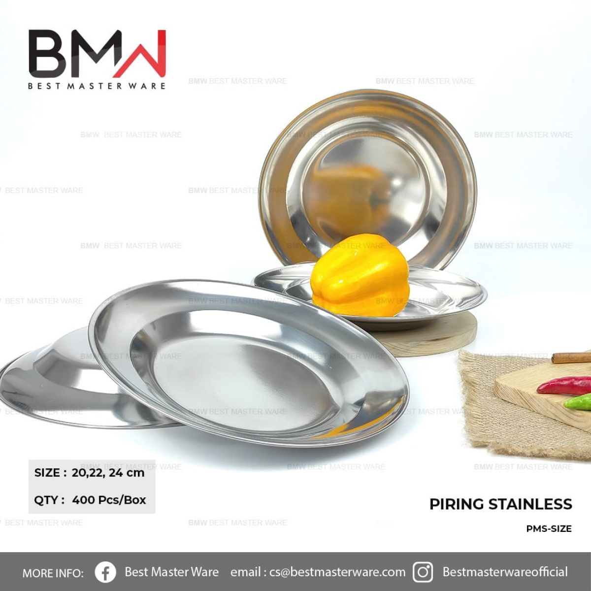 PIRING STAINLESS PMS-24 ISI 400 PCS