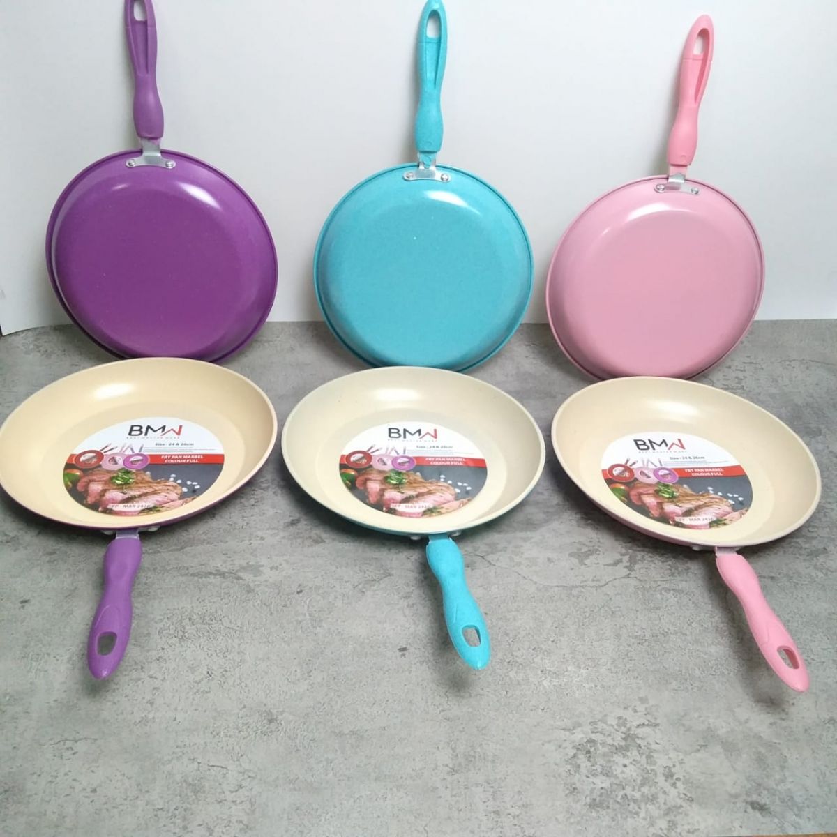 TEFLON FP-MAR2426 UNGU ISI 24 SET