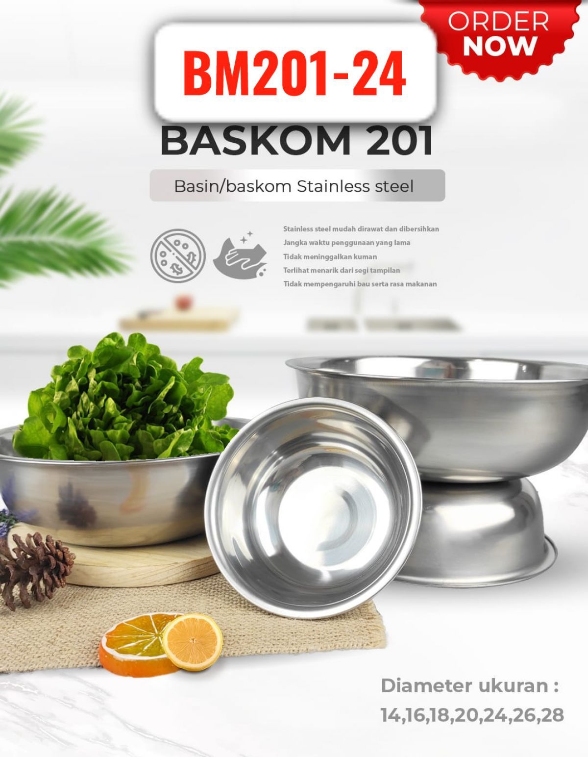 BASKOM 201 24CM