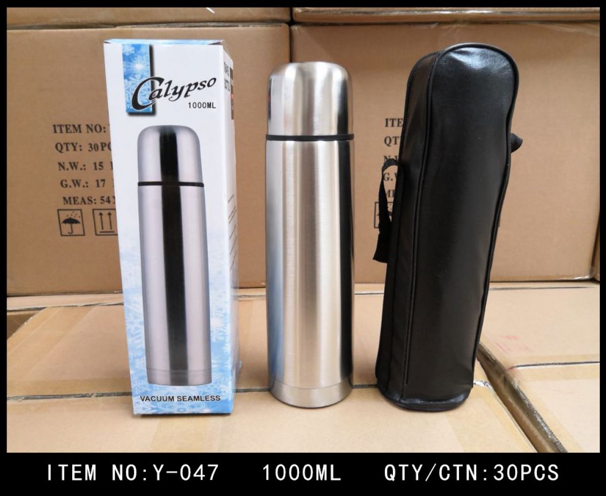TERMOS STAINLESS Y-047 1000ML ISI 30 PCS